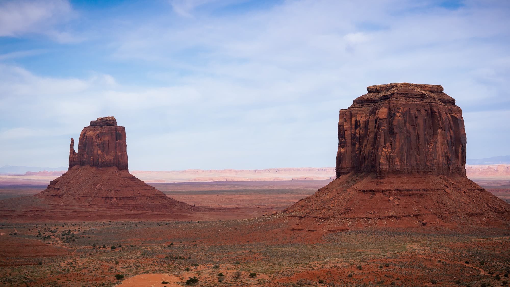 The Mittens in Monument Valley