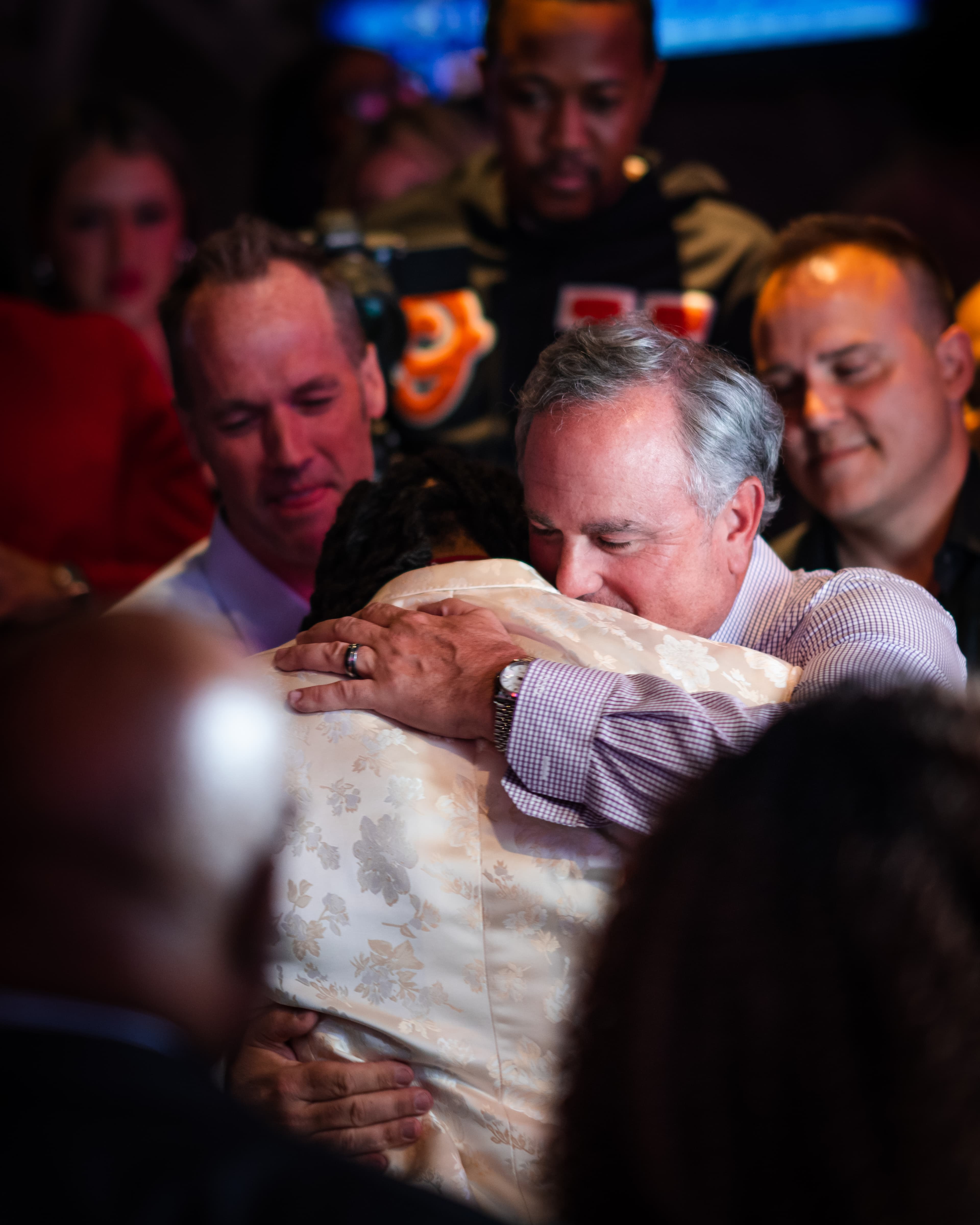NFL Draft embrace